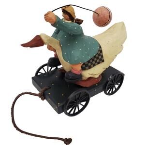 Williraye Figurine - WW1424 - Goose on Wagon